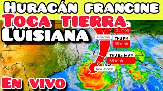 Huracán Francine toca tierra en Luisiana [upl. by Yruy71]