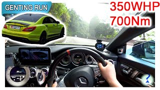 Part 22  C218 MercedesBenz CLS350 CDI  Malaysia POV Genting Run 冲上云霄 CC Subtitle [upl. by Acinorev]