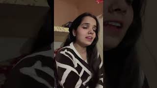 He banwari tarse hai naina 🙏🏻🥺 livesinging janvitiwarijt ownvoice shortvideo [upl. by Adaurd]