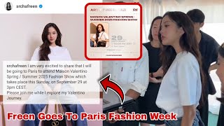 240925 Freen Sarocha is Set to Attend the Maison Valentino Show in Paris [upl. by Emyaj106]