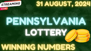 Pennsylvania Day Lottery Results For  31 Aug 2024  Pick 2  Pick 3  Pick 4  Pick 5  Powerball [upl. by Ystap]