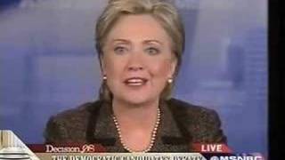 Hillary Clinton recalls SNL parody Does Obama want pillow [upl. by Hardunn791]