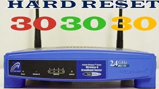 ✅ Como hacer Hard Reset 303030 en Routers Linksys [upl. by Aynam]