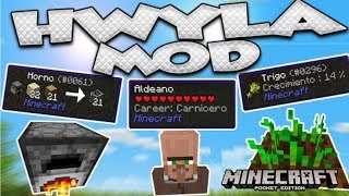 HWYLA PE MOD INDICADORES DE VIDA PARA MINECRAFT [upl. by Colvin287]