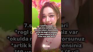 7sinif olamanin faydalari music cover song newmusic kpop keşfet hipop rapmuzik keşfetben [upl. by Acinor264]