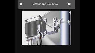 IP 20C MIMO Installation Ceragon Training Services [upl. by Legna]