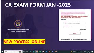 How to file CA Exam  CA Exam Form Online January 2025  CA inter Exam Online  KAYU CENTER [upl. by Eta]