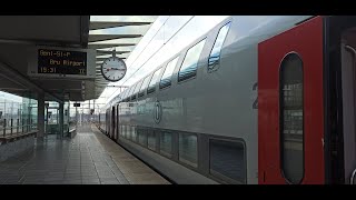 NMBS IC Trein NMBS Oostende Luchthaven Brussel Zaventem [upl. by Wilcox673]