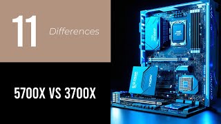 5700x Vs 3700x [upl. by Purdum917]