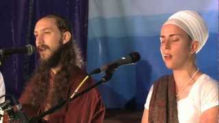 Ram Dass and Nirinjan Kaur Sing quotNamo Namo Sat Namquot [upl. by Burnett429]