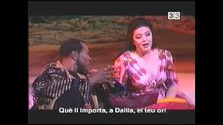 SaintSaëns “Samson et Dalila” José Carreras Markella Hatziano Simon Estes  Liceu 2001 part 8 [upl. by Durer560]