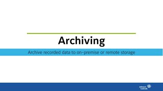 exacqVision Archiving [upl. by Atiekan691]