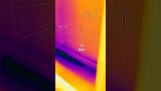 Energy efficiency of a window elitfönster colorful infrared heatmap [upl. by Aivizt]