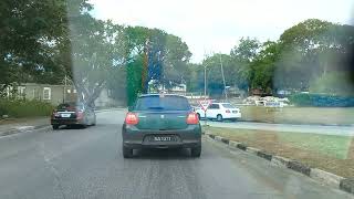 Driving in Barbados  Bridgetown to Welches [upl. by Enelyw]