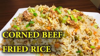 CORNED BEEF FRIED RICE  SINANGAG NA CORNED BEEF  CORNED BEEF RECIPE [upl. by Ellennod]