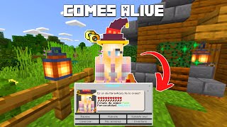 El MEJOR MOD COMES ALIVE PARA MINECRAFT PE 120  Addon [upl. by Treharne]