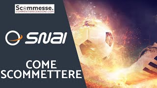 ⚽Scommesse Snai come funziona [upl. by Carol-Jean878]