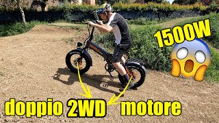 HA SENSO UNA BICI ELETTRICA A DOPPIO MOTORE Vakole CO20 Max [upl. by Aihc854]