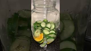 Refreshing Detox Water Recipe  Palate Cleanser food cooking [upl. by Ellecram]