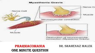 Edrophonium one minute question [upl. by Meriel]