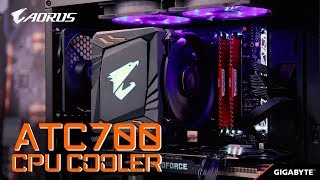 AORUS ATC700 CPU Cooler installation [upl. by Packston165]