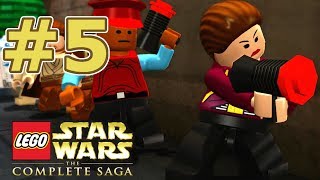 LEGO Star Wars The Complete Saga Walkthrough  Chapter 5 Retake Theed Palace [upl. by Marisa91]