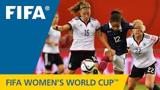 Germany v France  FIFA Womens World Cup 2015  Match Highlights [upl. by Ytineres335]