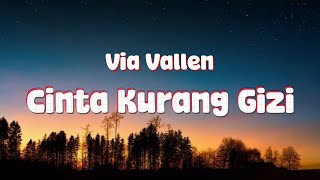 Via Vallen  Cinta Kurang Gizi  Lirik Lagu [upl. by Silra]