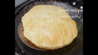 Poori Recipe Soft and Puffy poori recipeHow to prepare Quick and easy pooriPoori saagu [upl. by Waynant183]