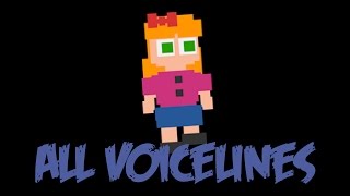 Aftons Daughter  All Voicelines with Subtitles  FNaF Sister Location [upl. by Hammad956]