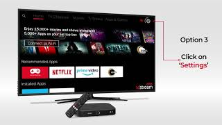 Airtel Xstream Box  Connect to WiFi and Make your TV smart [upl. by Lothaire]