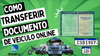 COMO FAZER TRANSFERÊNCIA DE VEICULO ONLINE Prt 1  RECIBO VERDE  PLACA CINZA [upl. by Llewoh]