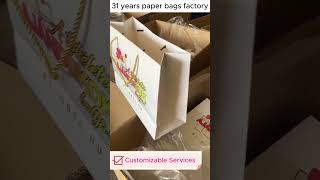 Custom paper bags with your own logoFind anhuikuaimaprintingcoltd5152 paperbag giftbags [upl. by Guimond]