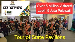 State Pavilions Malaysian Agriculture Horticulture amp Agrotourism MAHA 2024 MAEPS Serdang Selangor [upl. by Kellyn]