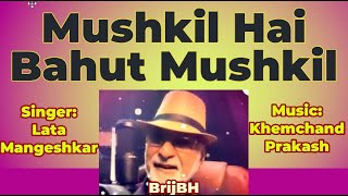 Mushkil Hai Bahut Mushkil  SOLO  BrijBH  19112024  Karaoke  KSmule  AlkeshNanavaty [upl. by Laurin]