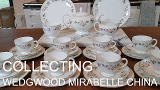 Mirabelle R4537 Wedgwood China Collecting [upl. by Enyrat853]