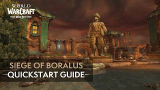 Siege of Boralus Mythic Dungeon Quickstart Guide  The War Within Season 1 [upl. by Evangelia]