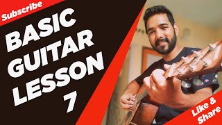 Basic Guitar Lesson 7 Shifting Chords for Beginners in Hindi by Acoustic Pahadi [upl. by Asyl]