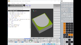 Heidenhain TNC640  Programming of Contours  Circle centerCC with Circle radiusCR  Tutorial 11 [upl. by Aivatal]