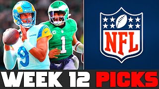 NFL WEEK 12 PICKS 2024 [upl. by Aicercal822]