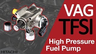 High pressure fuel pump EASY replacement on TFSI engine  Hitachi Astemo Aftermarket [upl. by Hyacinthia]