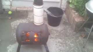 How to make a hot tub heater using log burner flue [upl. by Cleasta]