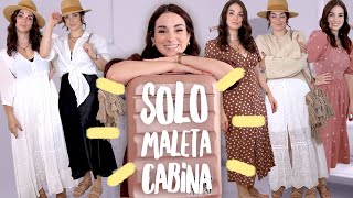 Una semana solo con maleta de cabina  Consejos y outfits [upl. by Payton40]