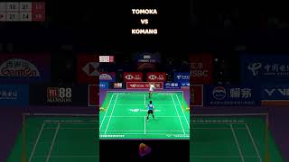 TOMOKA MIYAZAKI VS KOMANG AYU FUTURE WS BADMINTON JAPAN INDONESIA  宮崎ともか  トモカ  日本バドミントン [upl. by Jr169]