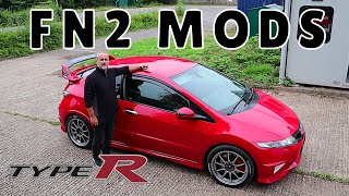 DAZ R BLOWS HIS PENSION MONEY MODDING HIS FN2 😲  My Current Mods Run Down  Honda Civic FN2 Type R [upl. by Karoly]