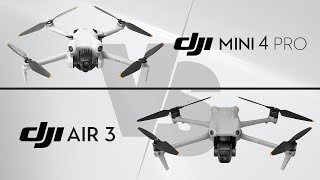 DJI Mini 4 PRO vs DJI AIR 3  Answering The Truth [upl. by Lleryd]