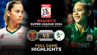 DLSU VS UP  Shakeys Superleague Preseason Championship 2024  Full Game Highlights [upl. by Zetniuq568]