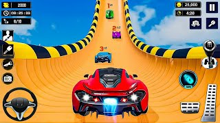 Mega GT Ramp Car Racing – Extreme Ramp Car Racing 3D Gameplay – Android Gameplay [upl. by Ruford]