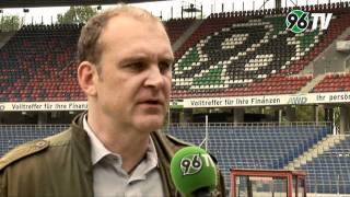 Vorskla Poltava  Hannover 96  Interview Jörg Schmadtke [upl. by Durham]