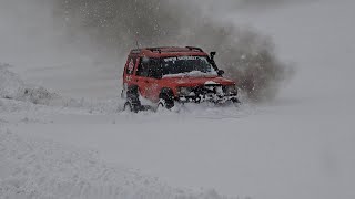 Extreme Snow OFF ROAD  Diesel TD5 Power  DISCOVERY II [upl. by Ettenauq]